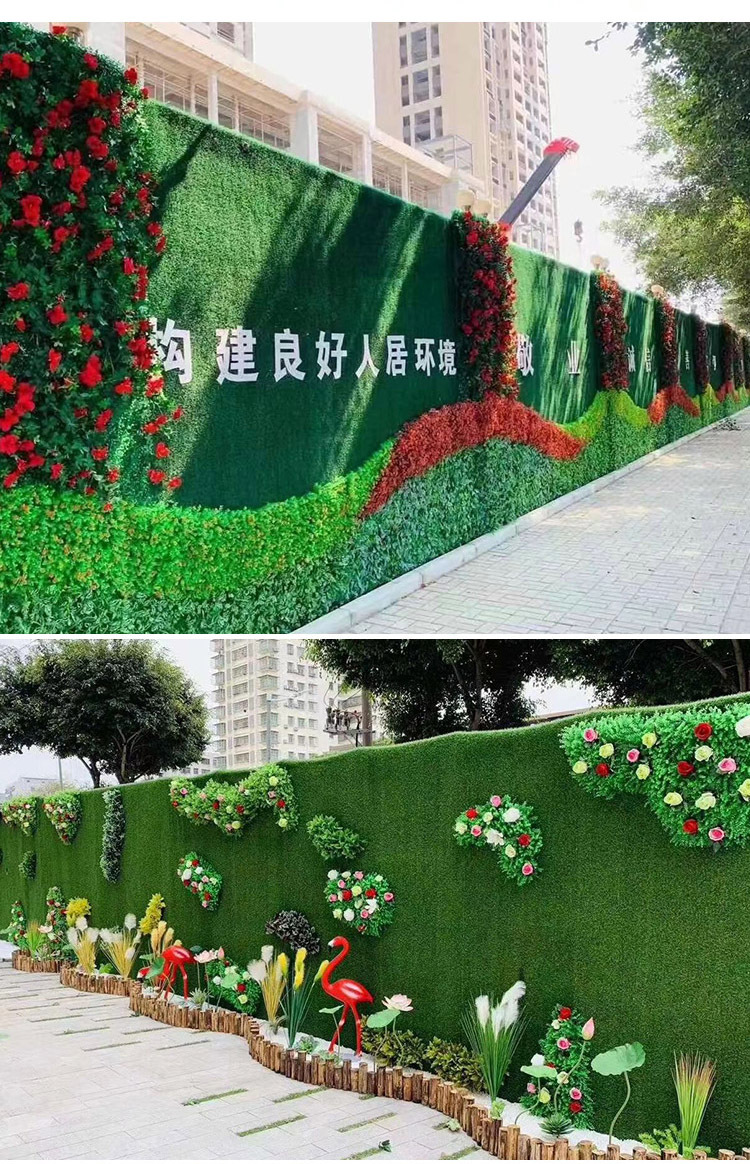 仿真草坪人造足球场幼儿园草坪地毯环卫市政工程消防通道仿真草皮详情13