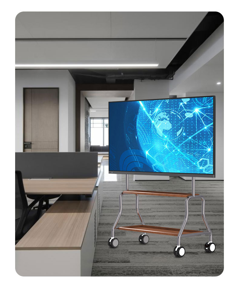 电视机落地支架可移动不锈钢立式带轮推车客厅卧室32-75英寸通用详情13