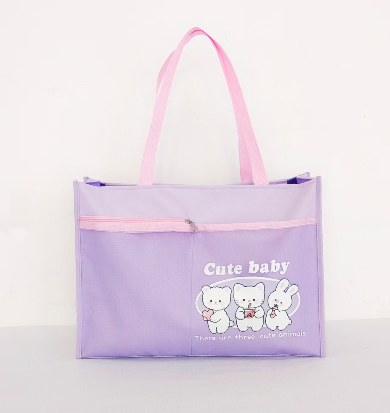 A3 art bag for primary school students, large-capacity waterproof Oxford cloth handbag pic 3