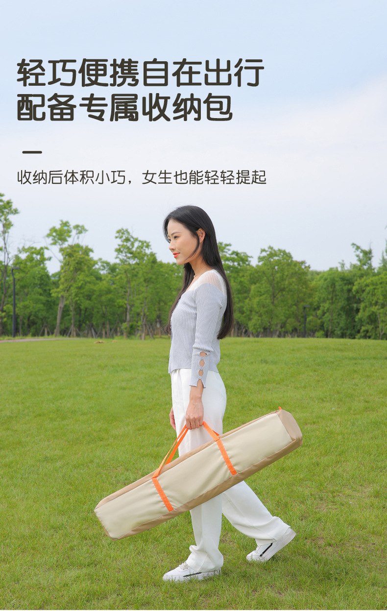 Outdoor fully automatic thickened quick-opening windproof and rainproof park tent, portable foldable tent for outdoor camping, sun protection pic 15