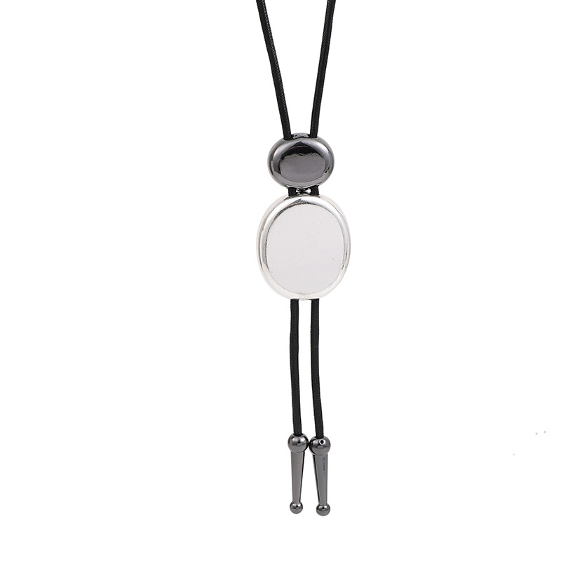 跨境新款亚马逊复古长款毛衣链几何吊坠金属项链高级简约欧美批发详情9