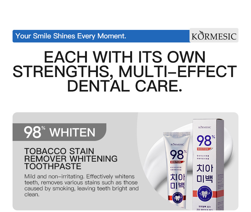 KORMESIC toothpaste全英文清洁口腔清新口气牙膏TikTok热卖详情19