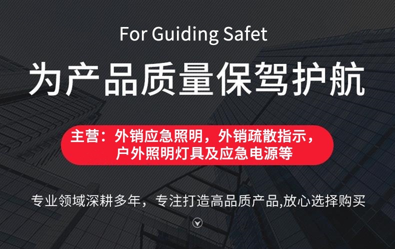 跨境LED消防指示灯EXIT疏散指示灯出口阿拉伯指示外贸应急指示灯详情1