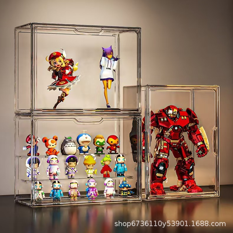 Blind box multi-layer storage display box, Lego figurine model display cabinet, Pop Mart figurine transparent storage box pic 6