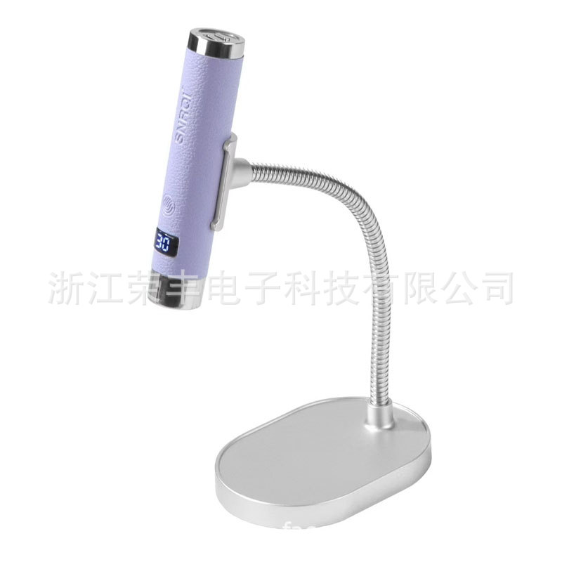 跨境AI智能触控便携式桌面美甲灯速干固化贴钻光疗机一字灯适用美甲贴片详情5