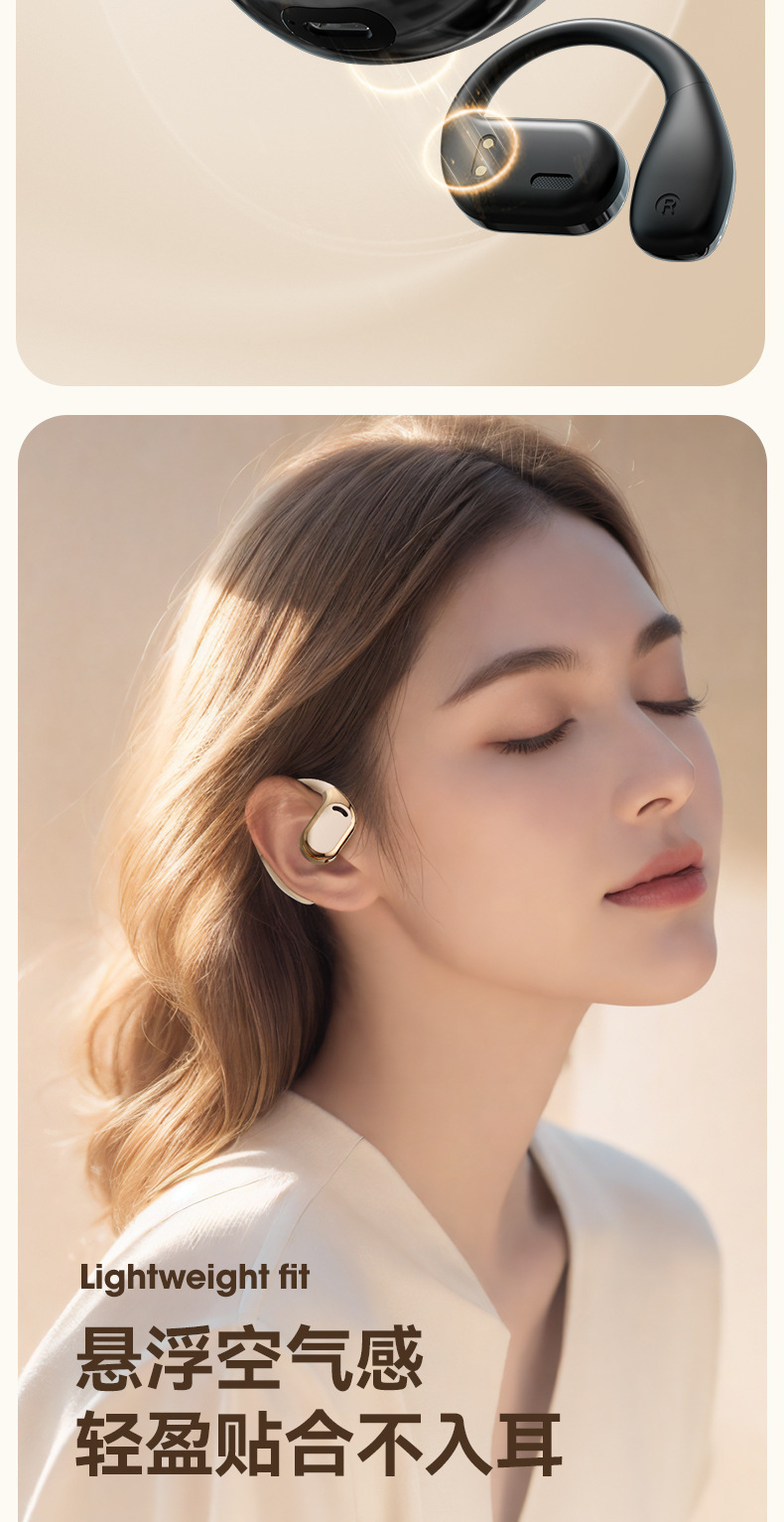 OWS oído montado M76 auriculares bluetooth cross-border blast modelo 5.4 uso sin dolor auriculares inalámbricos fuente fabricante pic 10