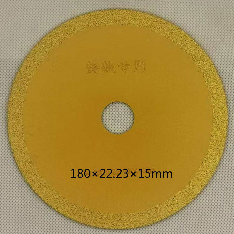 Diamond cast iron cutting discs, Angle grinders, cast iron Angle iron alloy grinding discs, brazed saw blades, thickened cutting grinding discs pic 5
