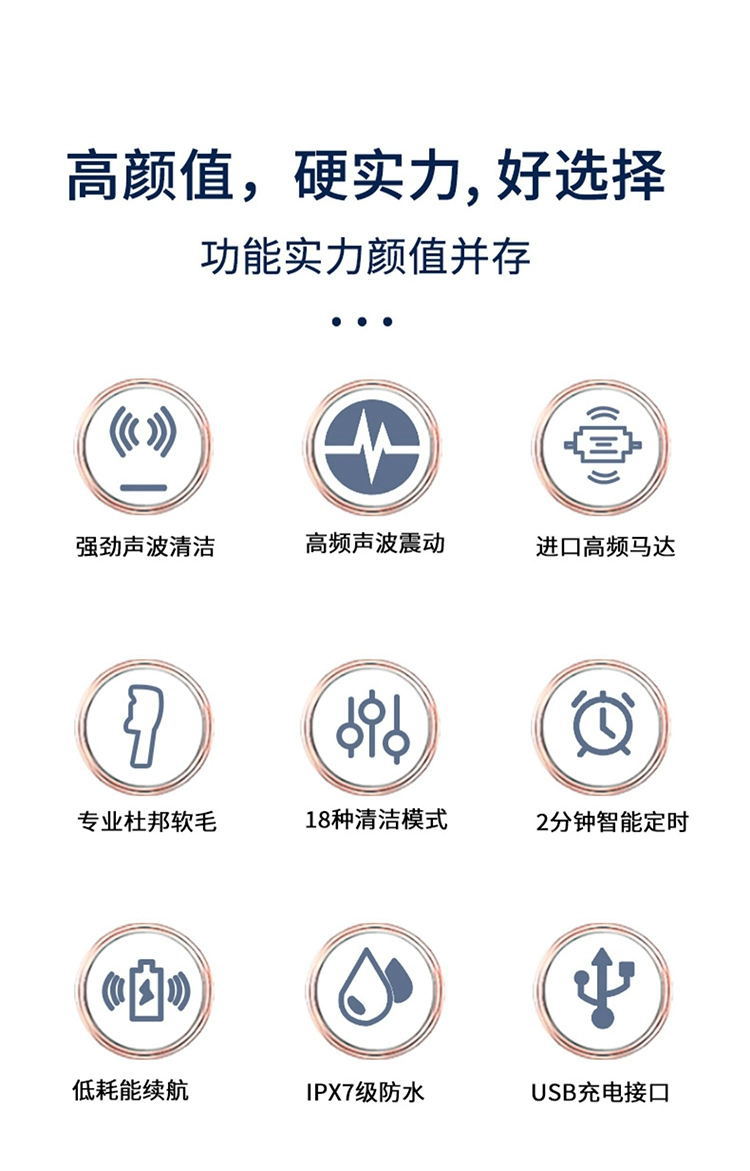 电动牙刷充电成人男女士细软毛学生党礼盒情侣款套装充电式声波详情10