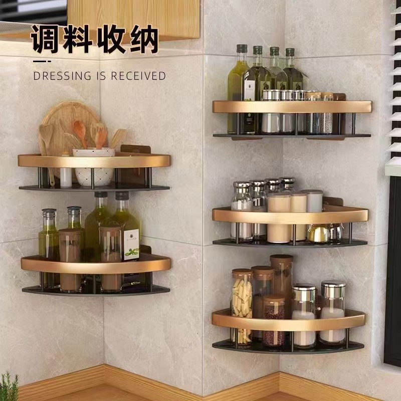 免打孔卫生间置物架浴室厕所洗手间洗漱用品壁挂墙上收纳架详情28