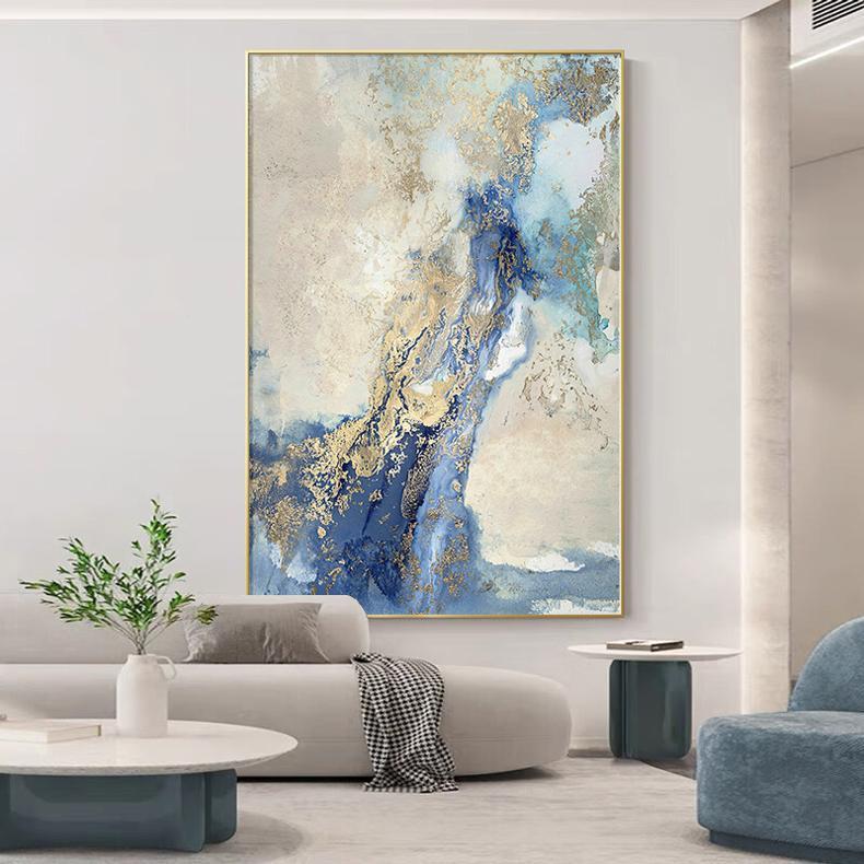 星空客厅装饰画抽象轻奢玄关画餐厅壁画落地画沙发背景墙墙面挂画详情7