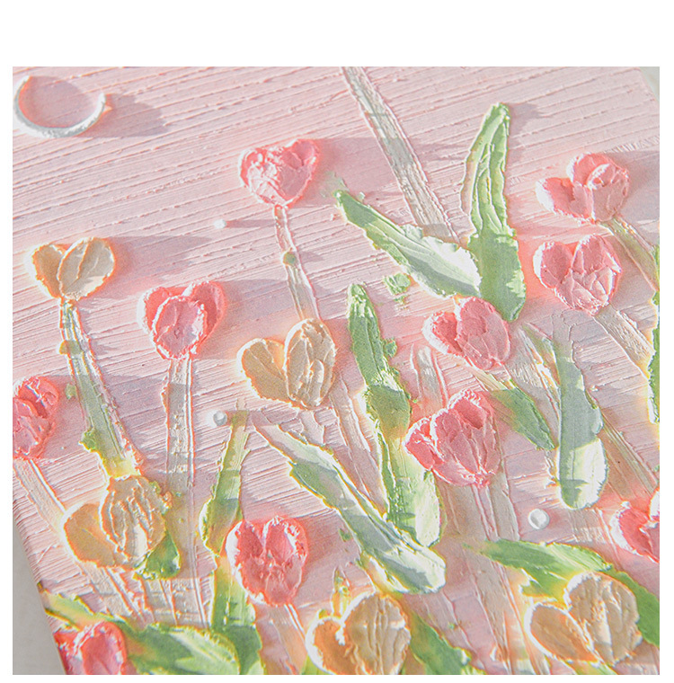 清新油画礼品盒文创礼盒生日礼物盒学生礼物包装盒伴手礼空盒现货详情13