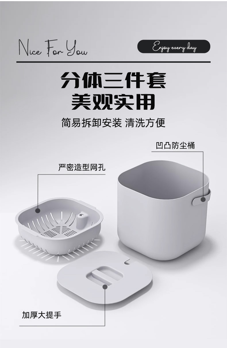 Cubo de té aiyuhui cubo de aguas residuales cubo de basura de mesa de té para uso doméstico cubo de té redondo de lujo ligero cubo de residuos de té para té pic 10