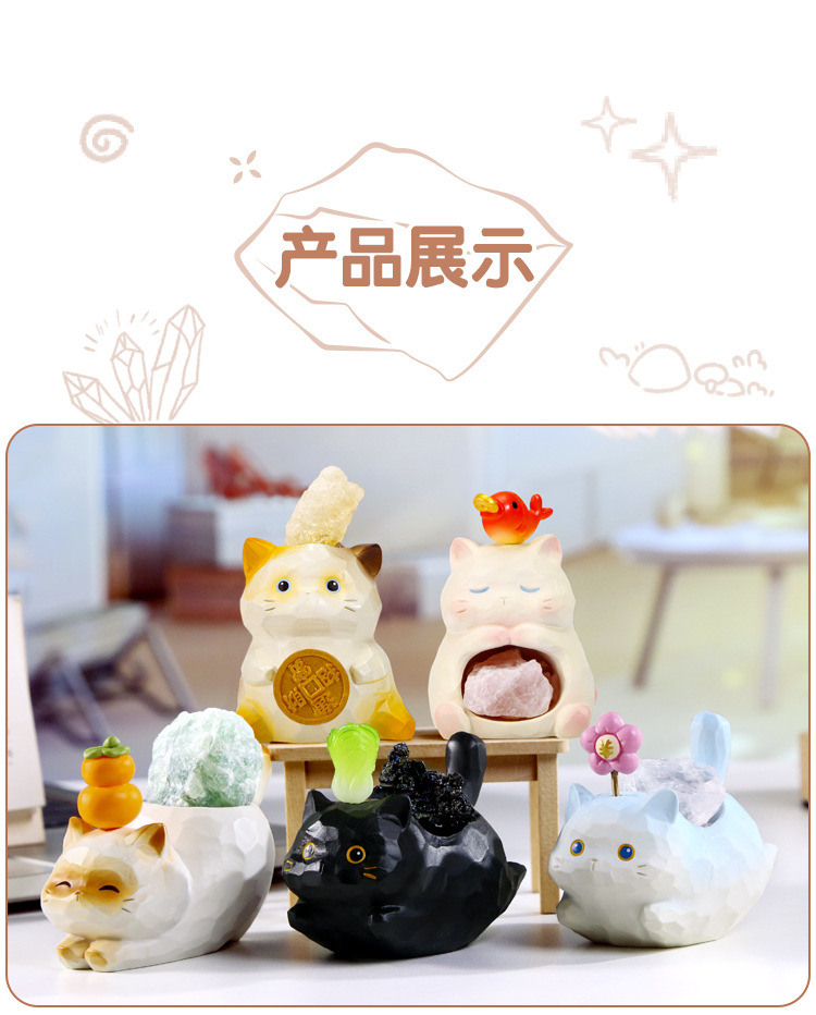 网红爆款猫猫能量PAI盲盒潮玩手办公仔儿童学生节日礼品厂家批发详情29