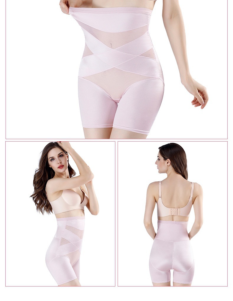 T跨境防走光美体裤女塑身四角束腰平角裤产后高腰塑腰形收腹内裤详情18