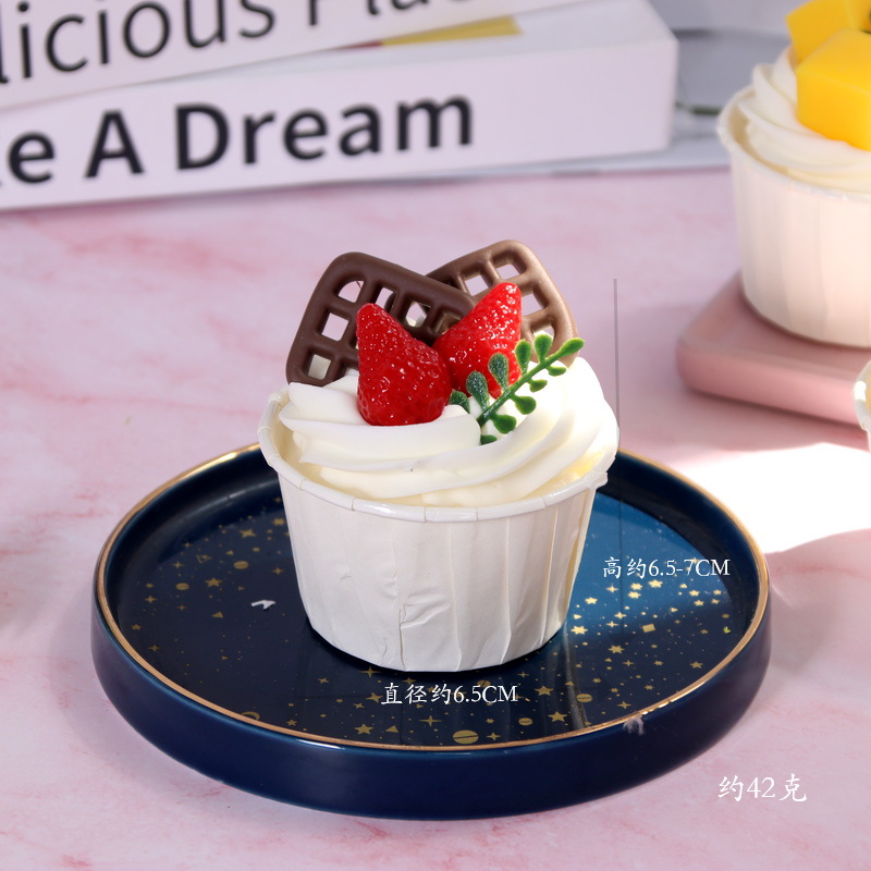 居家仿真假软香纸杯蛋糕冰激凌模型摆设道具食物拍照装饰婚庆道具详情14