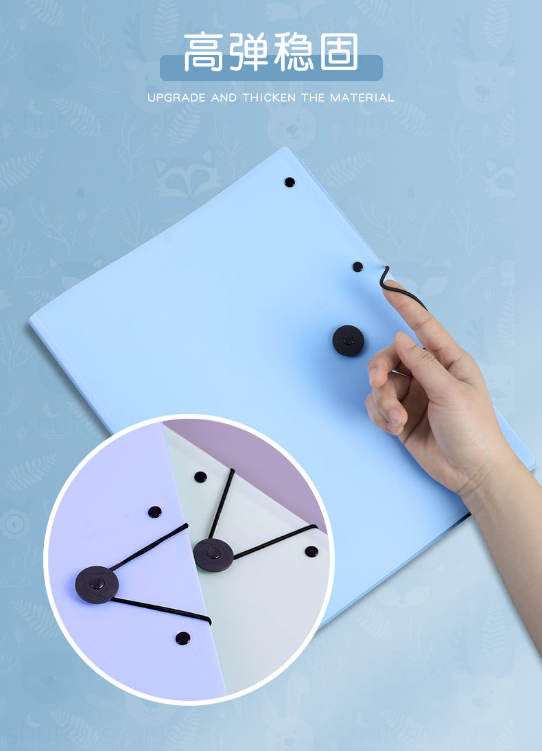 A3试卷收纳袋学生用透明插页高中生资料册文件夹详情7