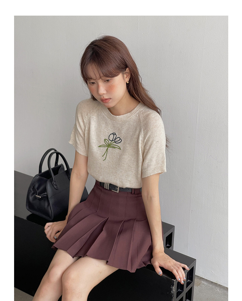 【主推 首尔私校百褶裙】高腰显瘦A字jk短裙女夏新款半身裙N127B详情26