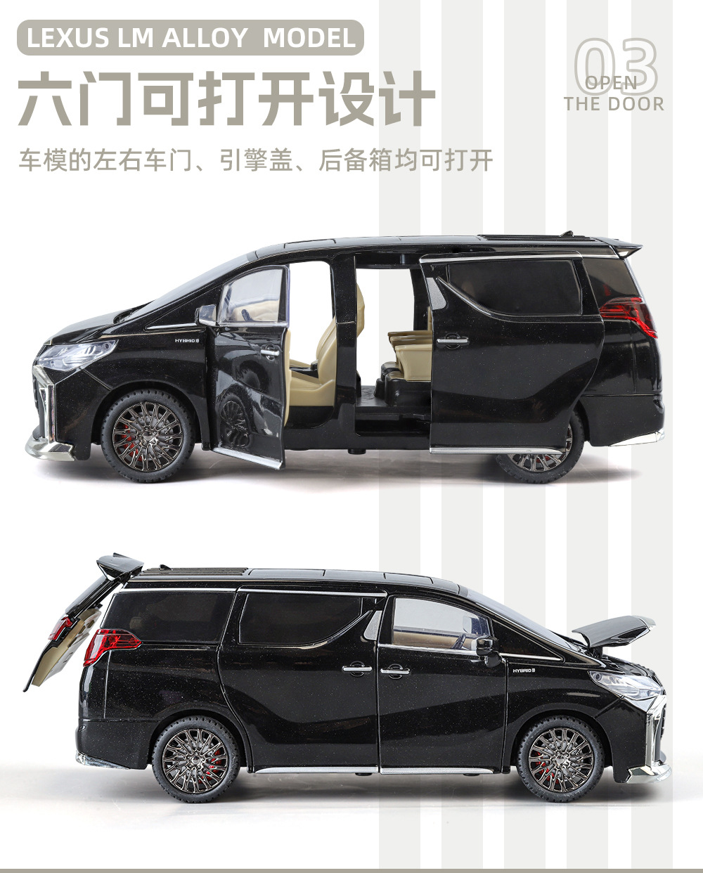 Модель коллекционной машины toyota elphv с дистанционно управляемой акустической моделью pic 7
