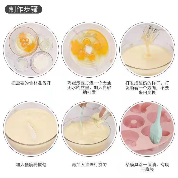 宝宝米糕模DIY蛋糕模可蒸煮硅胶模具儿童辅食烘焙工具香肠模批发详情6