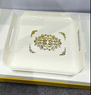 Light luxury fruit plate, living room coffee table, snack plate, high appearance level, fruit plate, high-end portable dried fruit snack tray for home use pic 3