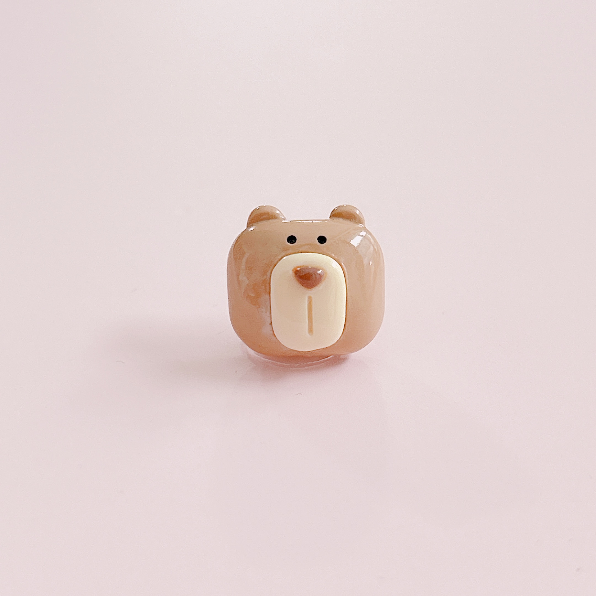 xn Funny Caterpillar, Coffee-colored bear and rabbit diy Resin jewelry accessories, Cartoon animal series material stickers pic 13
