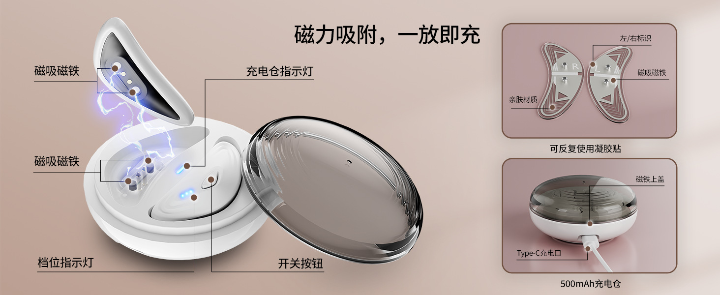 shanilak 跨境EMS美眼仪家用按摩抗皱黑眼圈护理眼袋红光微电流导入美容仪 pic 7