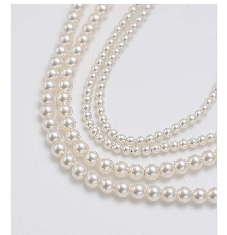 fever珍珠项链同款正圆高级感简约复古锁骨链气质小香风韩版项链详情17