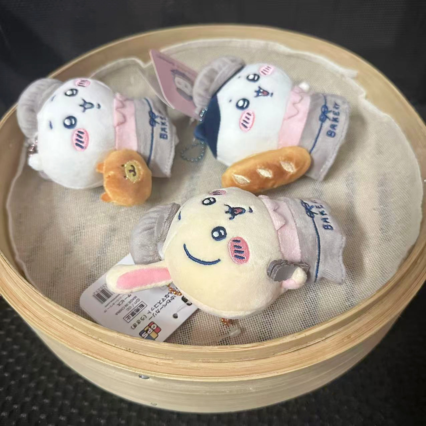 Chiikawa吉伊卡哇乌萨奇面包店毛绒公仔挂件玩偶包包小挂饰布艺玩具礼物详情4