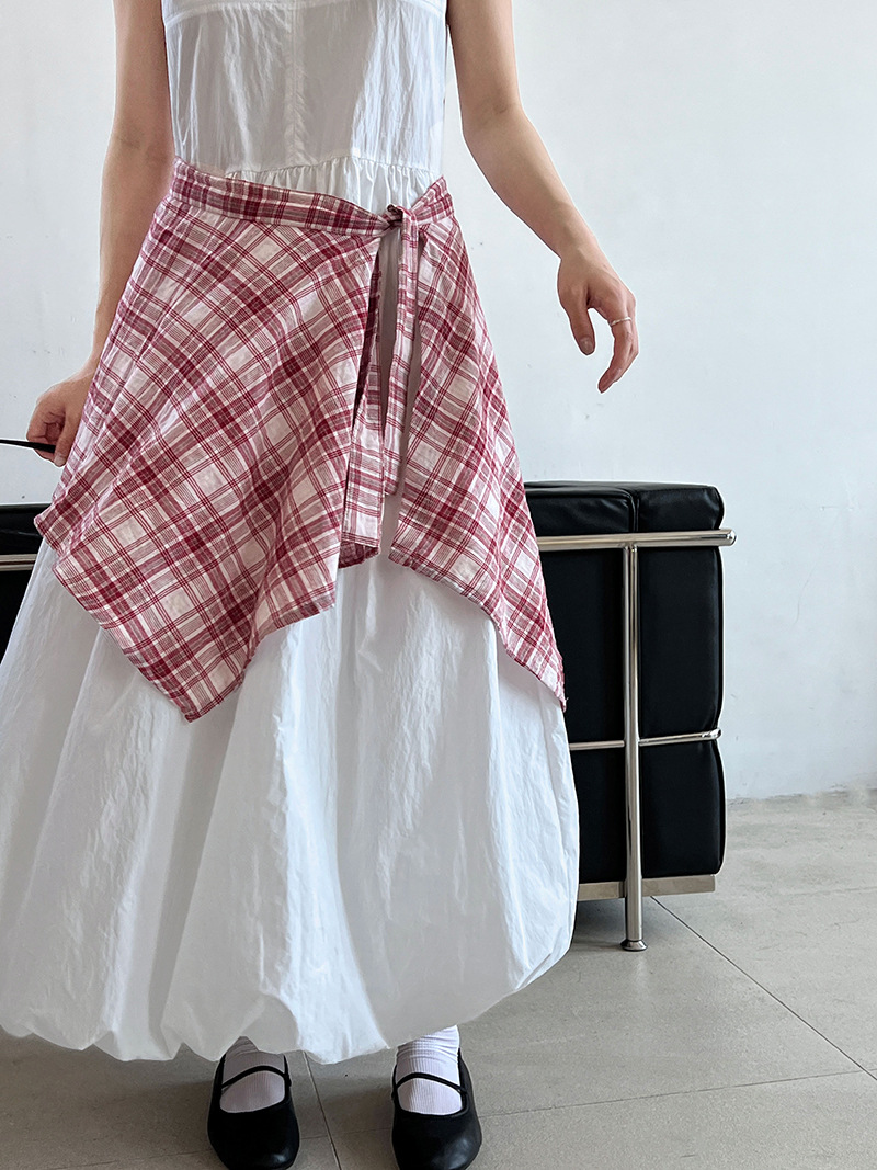 Luxi French sleeveless dress Summer new style loose vest long dress, beautiful puffy flower bud dress 5102 pic 35