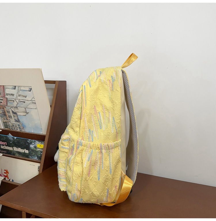 双肩包女生出游可爱少女简约大学生百搭轻便时尚春游中学上课书包详情43