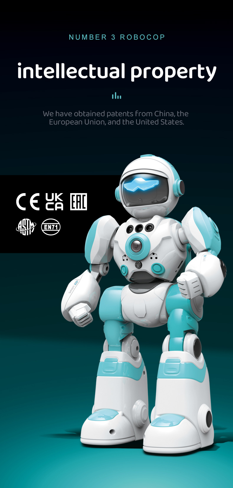 New AI intelligent voice robot, gesture-sensing remote control electric toy, sound and light dancing programmable robot pic 10