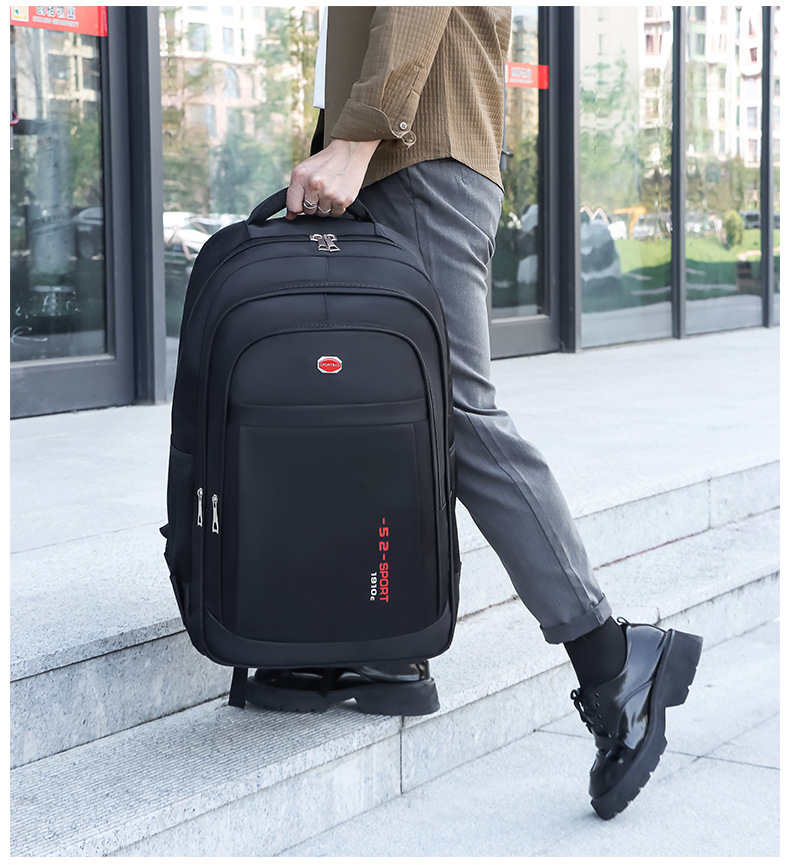 商务背包男士双肩包男生旅行休闲出差通勤大学生笔记本电脑书包男详情15