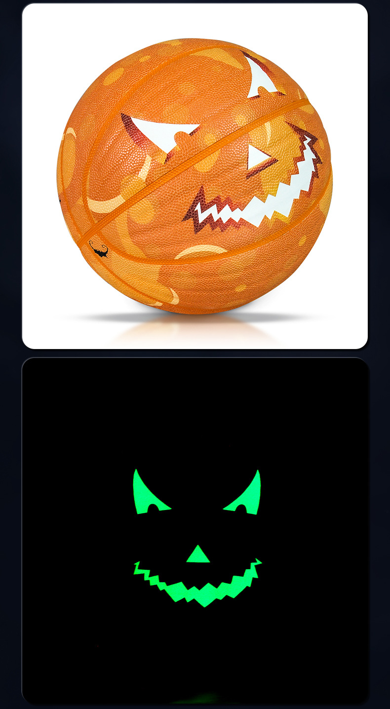 PSYCHE七号篮球万圣节限定夜光发光篮球跨境万圣节礼物新品篮球详情17