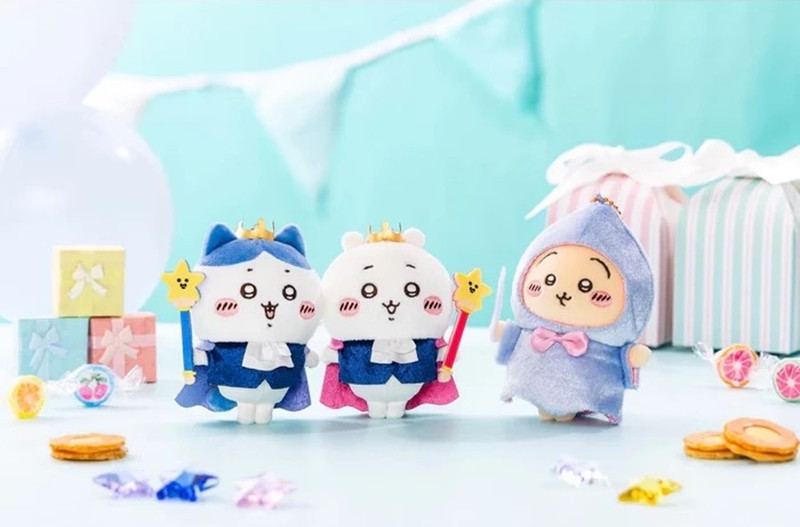 Chiikawa王子魔法师小八吉伊卡哇乌萨奇毛绒公仔挂件饰品玩偶包包挂饰毛绒玩具布艺公仔礼物详情8