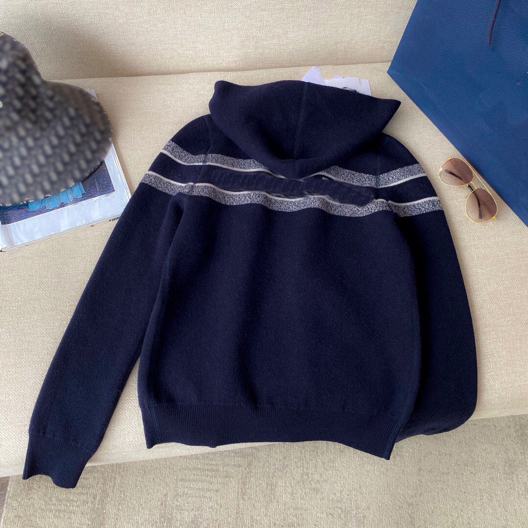 南油原单工厂私渠2024精品女装批发针织连帽拉链开衫外套男女通用详情9