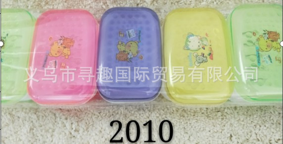 A variety of cross-border foreign trade soap storage boxes are available for selection. Cartoon wall-mounted soap boxes without punching holes are available for wholesale pic 4