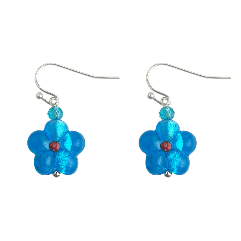 【 Sea Blue Series 】 Summer new original design, handcrafted, fresh and vacation-style blue earrings, factory earrings for women pic 38