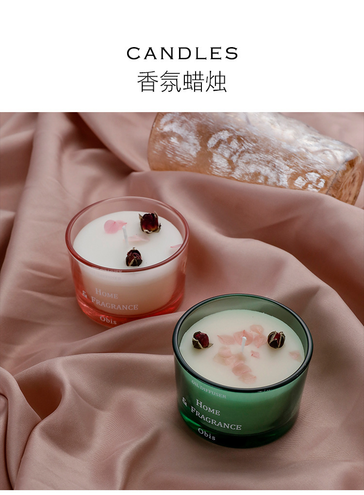 Coconut Scented silicone candle mold Car scented Candle 180g Scented candle pic 1