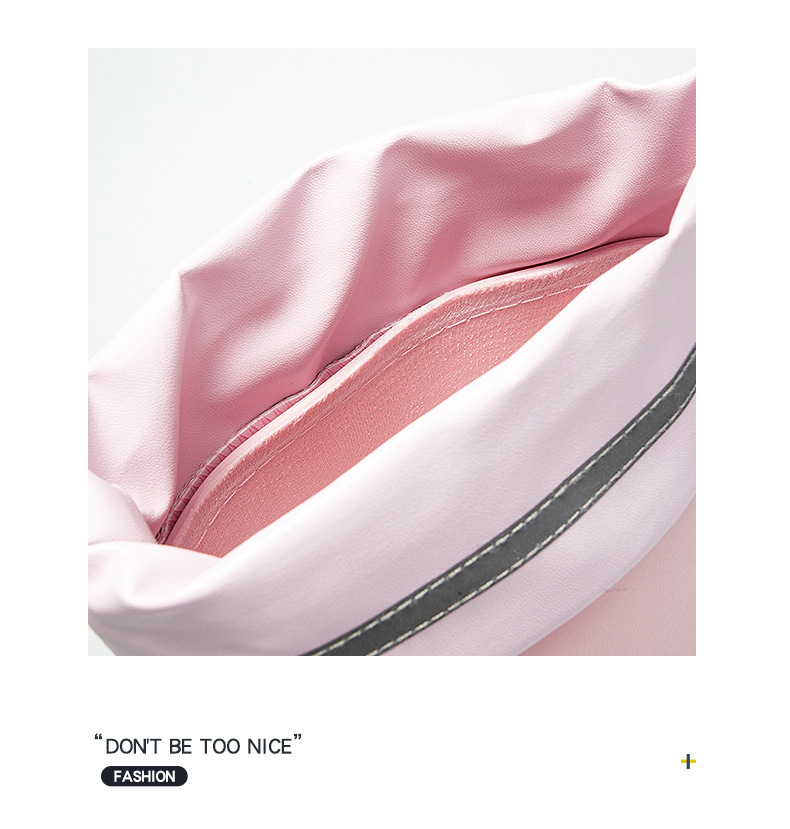 水鞋女高筒韩国雨靴纯色百搭外穿厚底防滑束口水鞋赶海防水工作鞋详情4