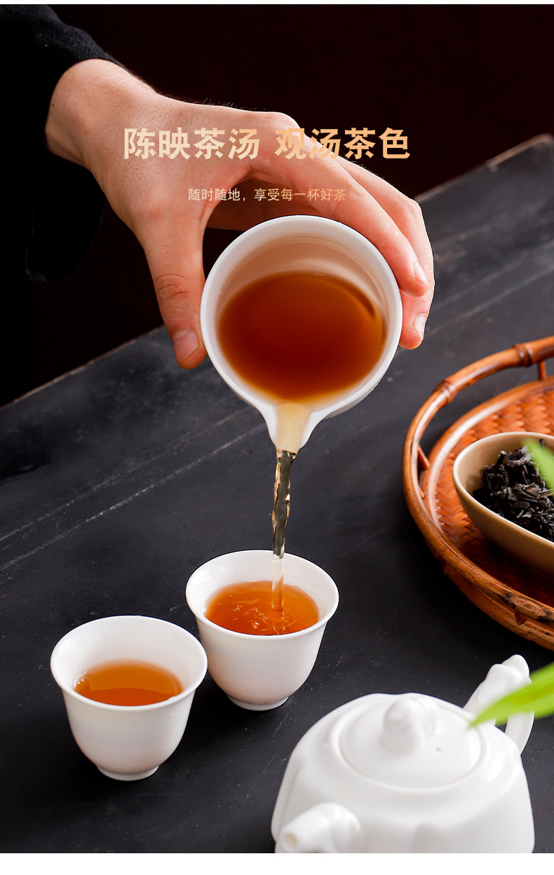 德化功夫茶具套装高档家用会客茶壶茶具公司商务礼品套装白瓷礼盒详情11