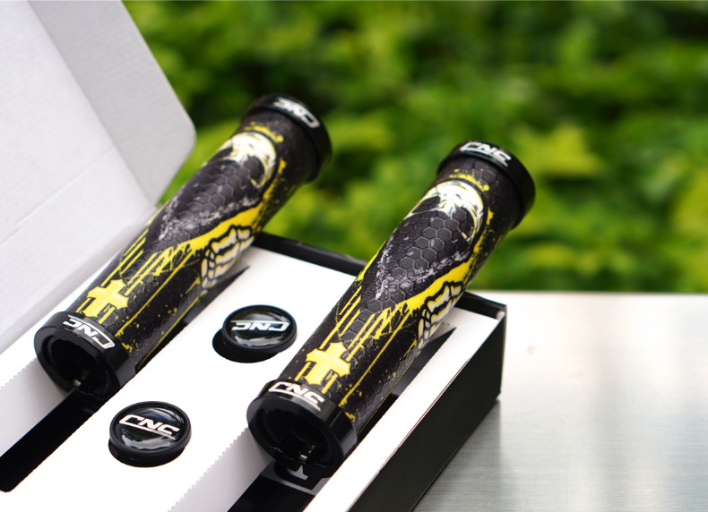 CNC bicycle handlebar covers, anti-slip and shock-absorbing mountain bike handlebars, folding bike silicone comfortable handlebar covers, bicycle accessories pic 27