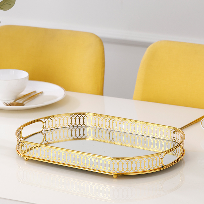 茶盘托盘家用轻奢现代茶具水壶茶杯套装沥水盘新款简约北欧茶台详情1