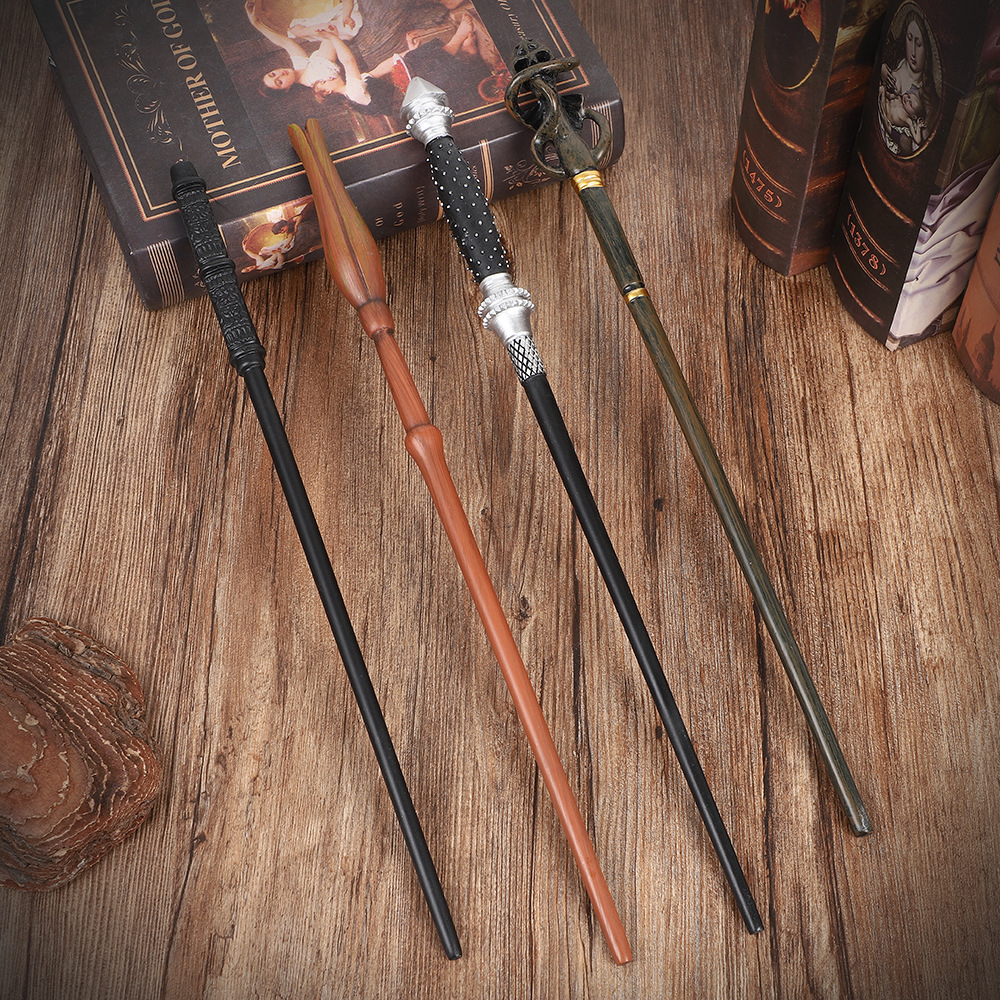 哈利魔杖 蓝色烫金礼盒波特赫敏魔法棒杖邓布利多接骨木 生日礼物详情8