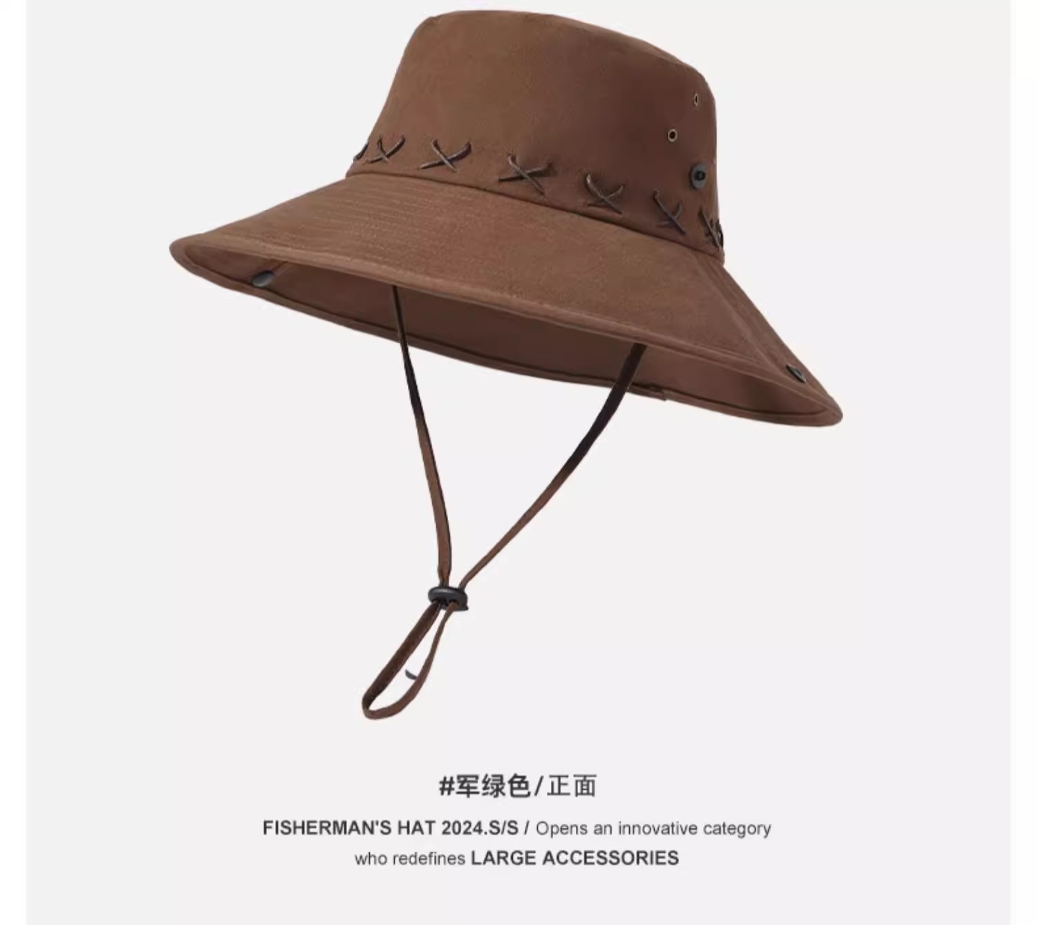 西部牛仔帽防晒帽女爬山户外渔夫帽太阳男遮阳帽子登山帽徒步儿童详情23