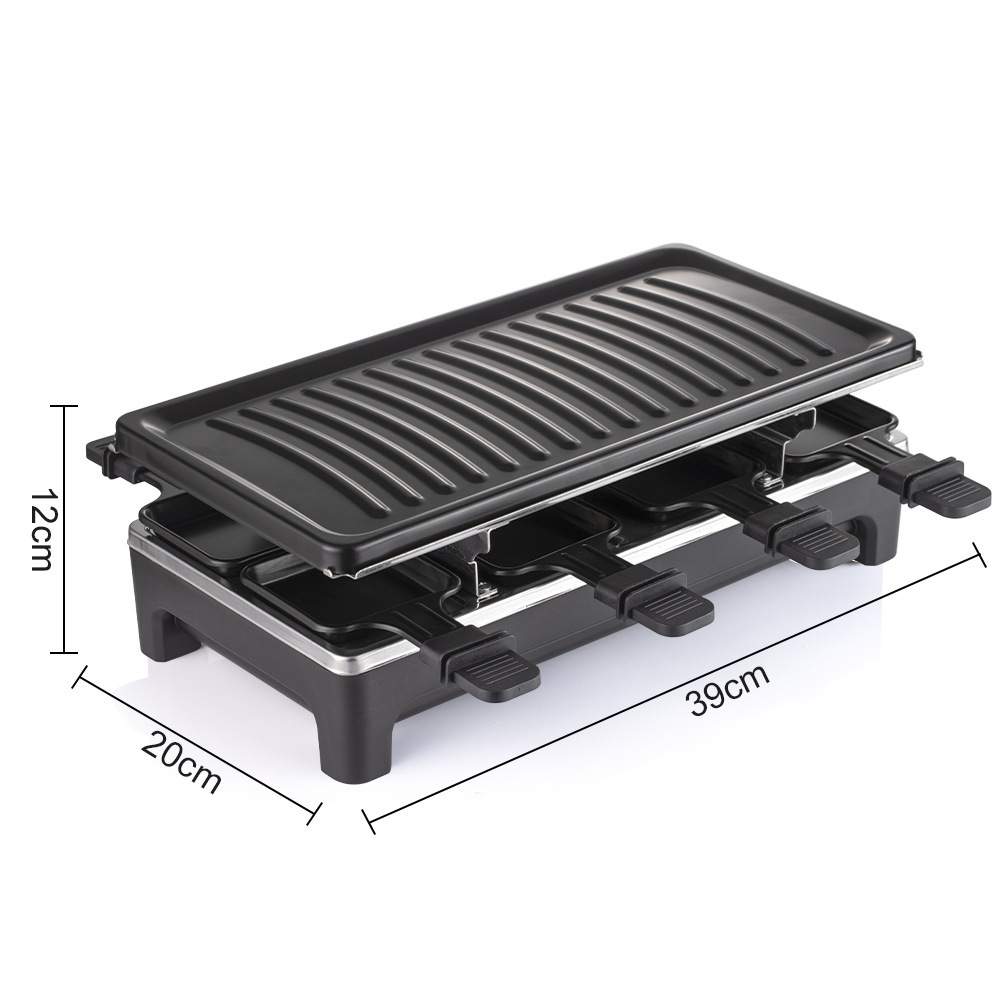 ACKLISS European standard cross-border household multi-functional pull-out barbecue grill, multi-functional electric heating grill pic 1
