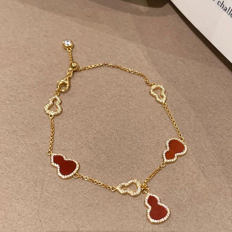 S925纯银新年福禄葫芦手链显白轻奢小众手饰2025款时尚潮流礼物详情2