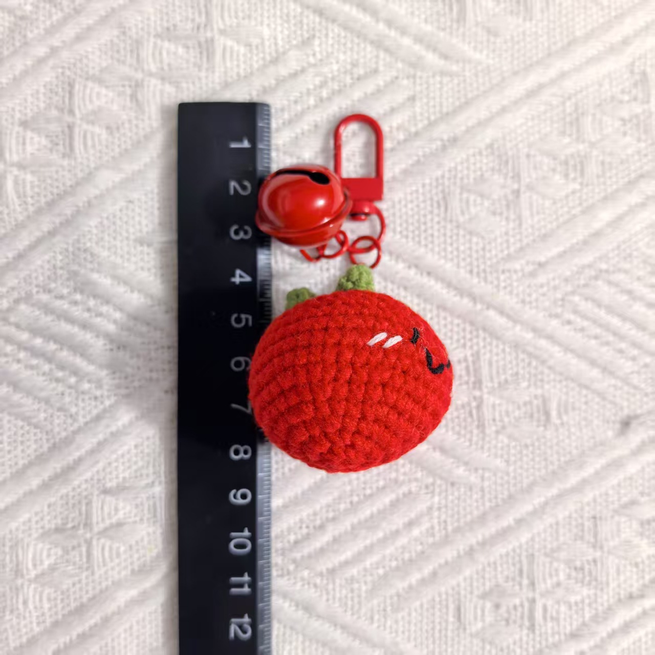 纯手工DIY钩织成品蔬菜西红柿钥匙扣小南瓜 包包挂件  手机挂饰详情8