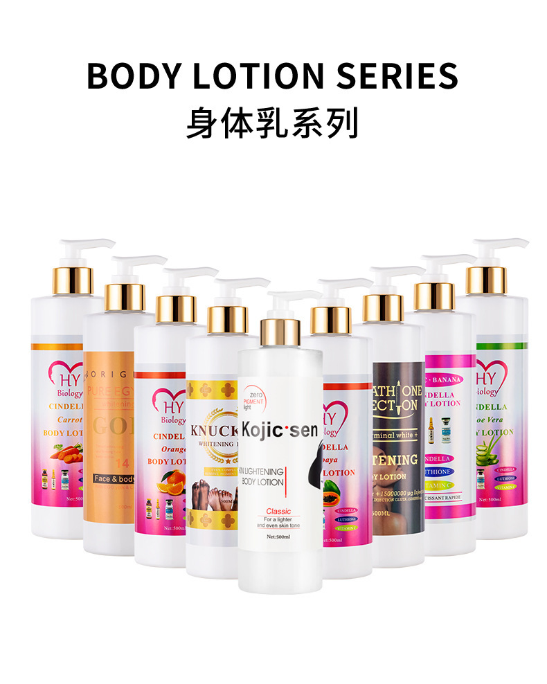 Foreign trade Factory Cross-border Scented Body Lotion Whitening and Dry Skin Removal Body Milk Long-lasting Moisturizing Papaya Body Lotion pic 3
