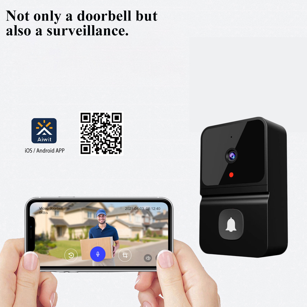 Z30智能无线门铃家用涂鸦电子猫眼可视对讲高清WIFI门铃叮咚机详情13