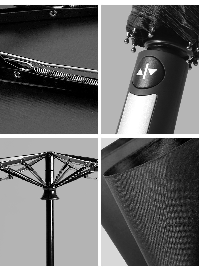 三折8骨全自动广告印刷logo雨伞 遮阳晴雨商务礼品伞折叠雨伞详情9